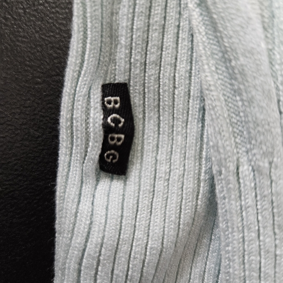 NWT - Silk Blend BCBG Maxazria Sky Blue Stretch Jersey - Size XL - Picture 7 of 8